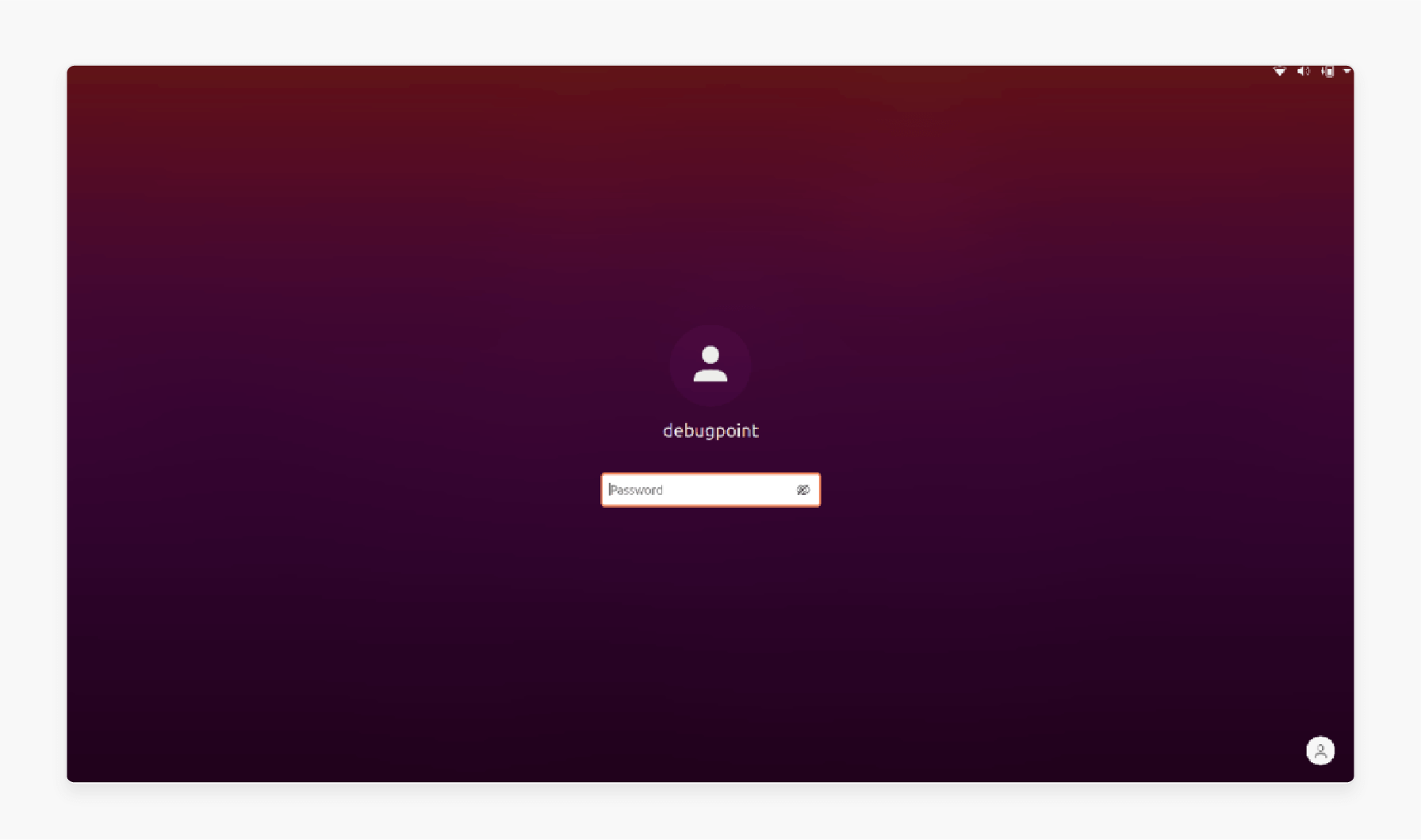 Redesigned lock and sign-in screens in Ubuntu 20.04