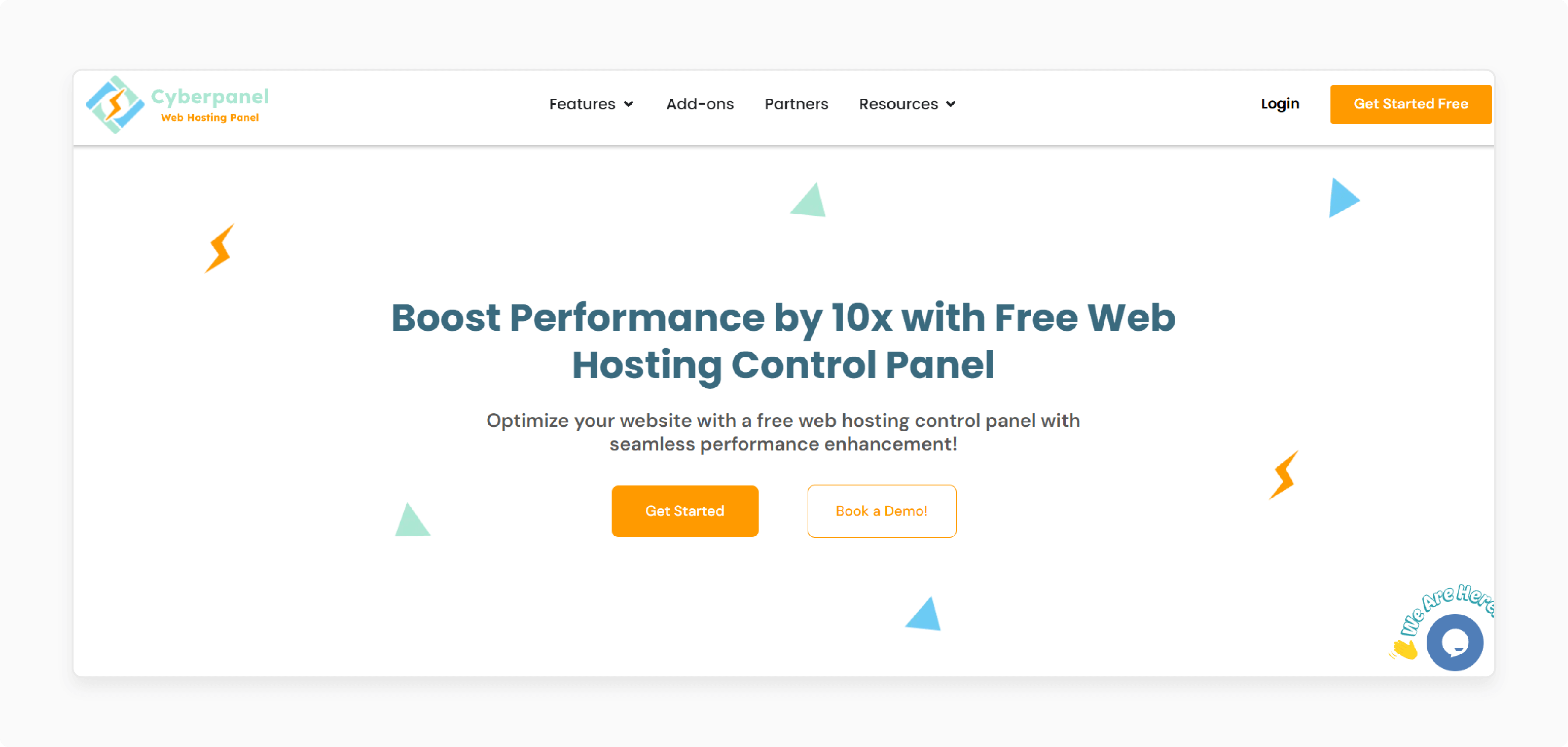 CyberPanel dashboard featuring OpenLiteSpeed and SSL options